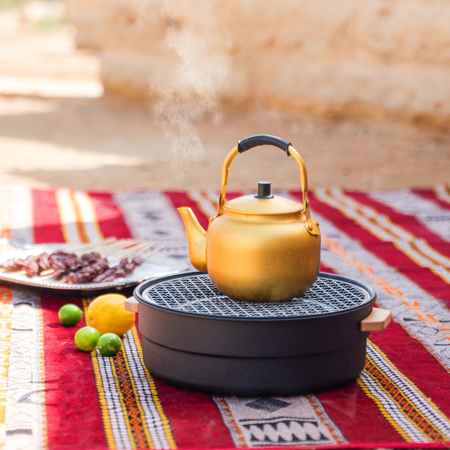 Outdoor Patio Grill Multifunctional Portable Grill 1pc Action Smokeless Charcoal Grill with Grid Indoor Outdoor BBQ Grill for Meat and Vegetables Suitable for Camping Picnics and Hiking Outdoor Cooking(Black)