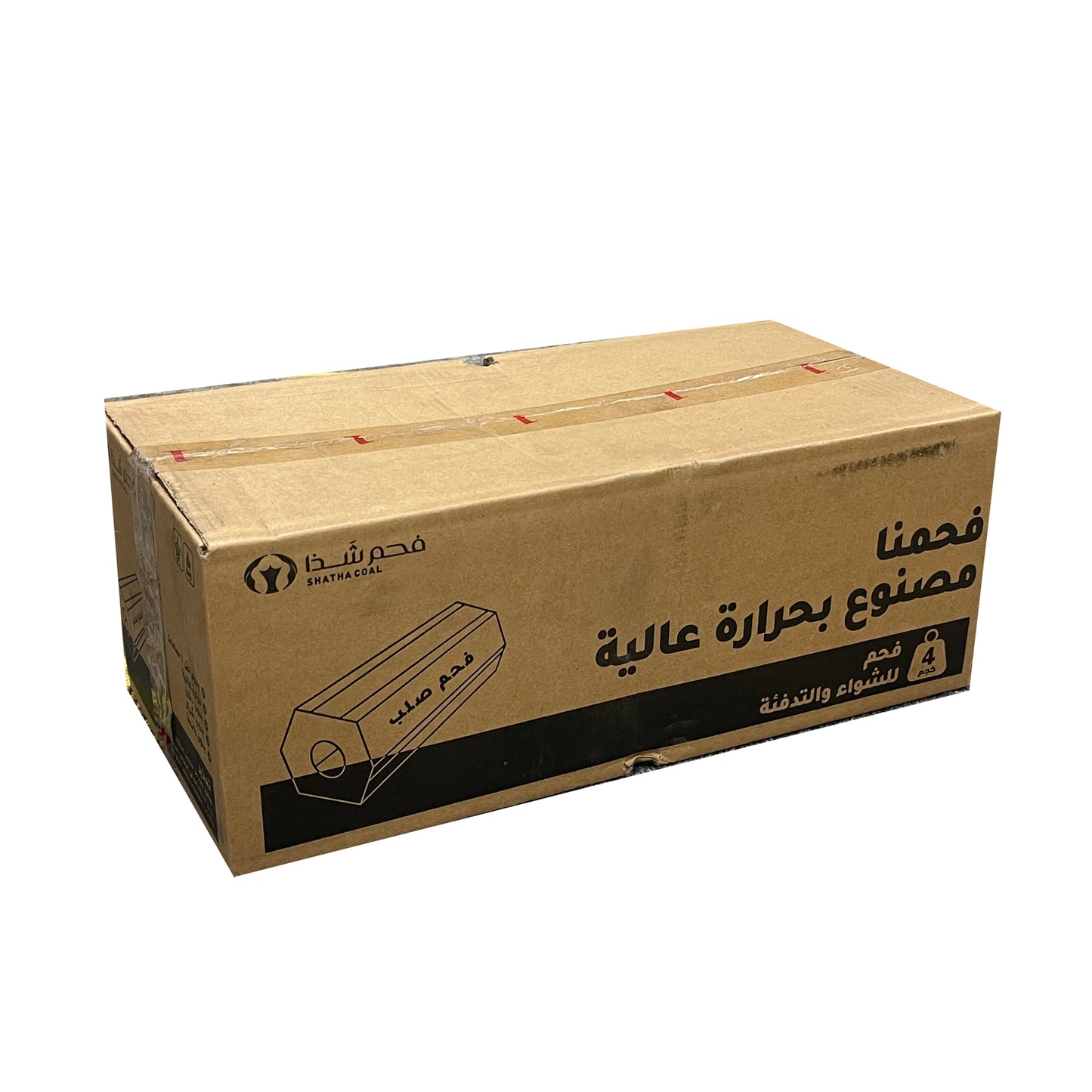 BBQ charcoal Eco Friendly 100%Pressed Briquette Charcoal（4kg）